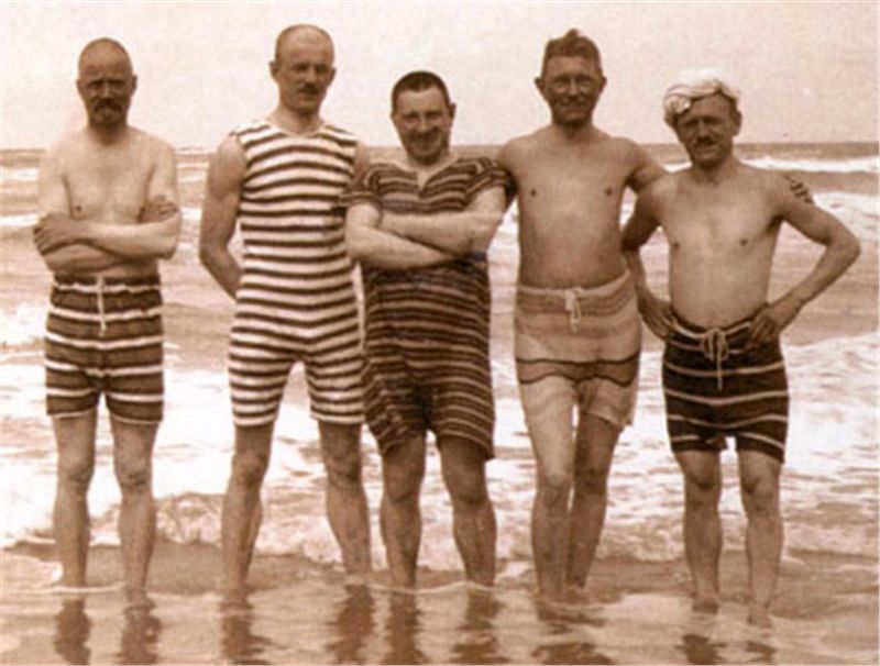 Mens one piece bathing suit best sale vintage
